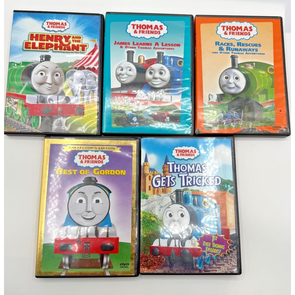 5 Disc Collection Thomas and Friends Various Titles DVD Used